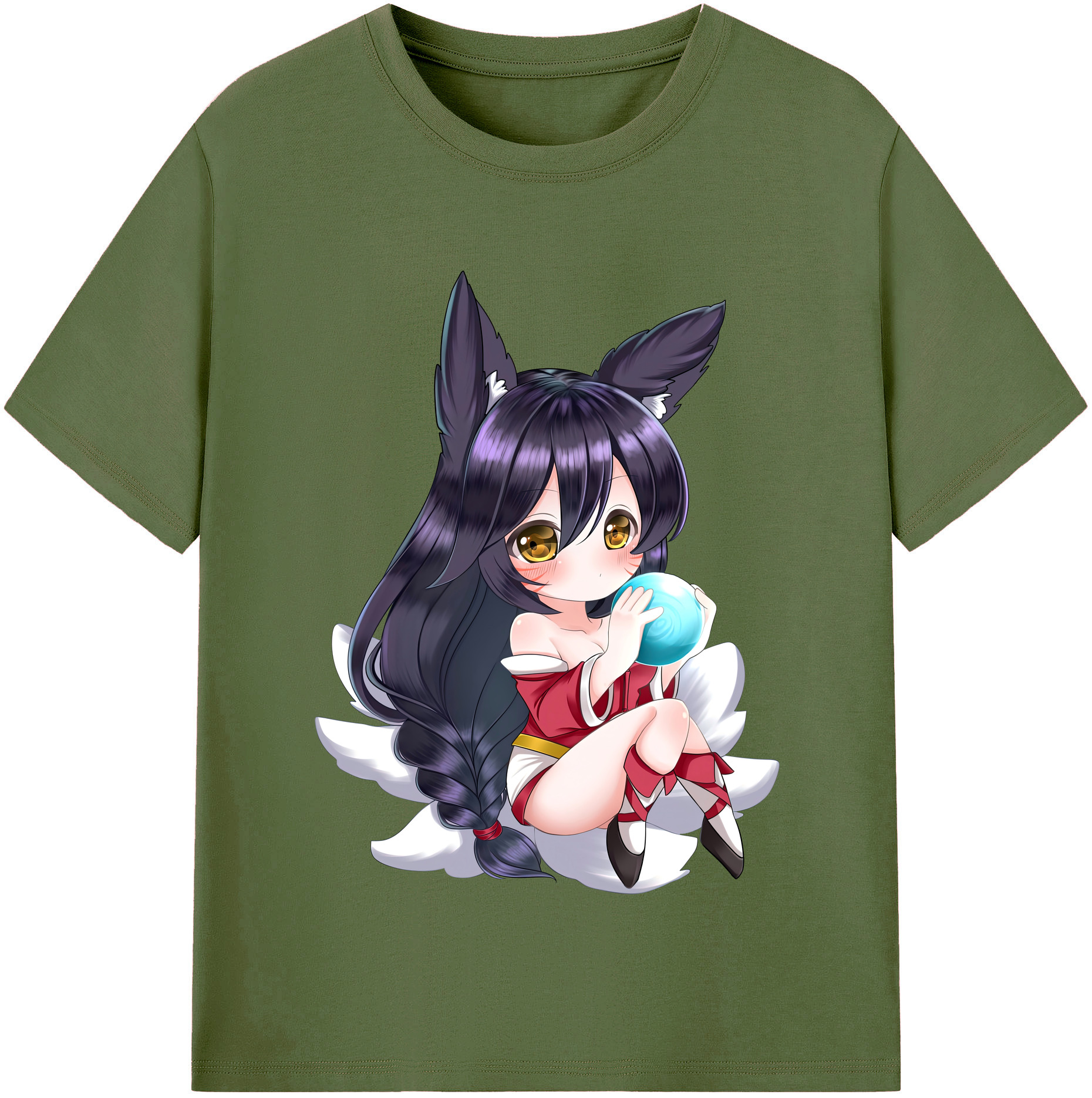リーグ・オブ・レジェンド League of Legends LOL 綿100％半袖Tシャツ（フロントプリント）